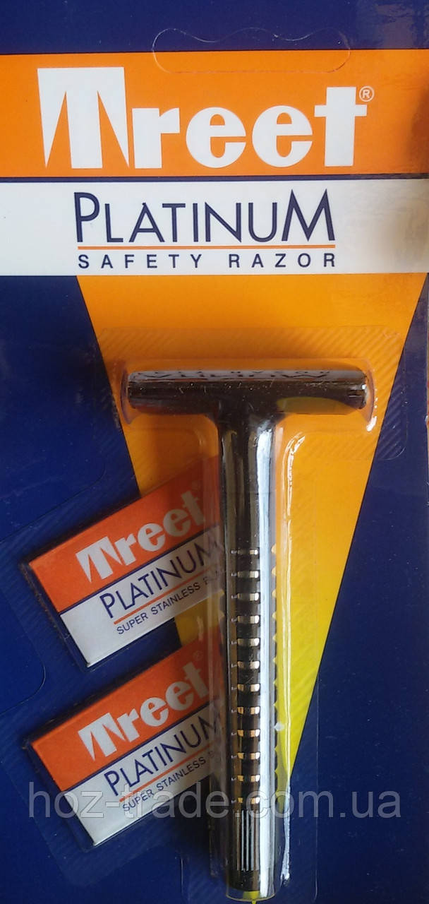 Класичний верстат для гоління Treet Platinum + 2 леза