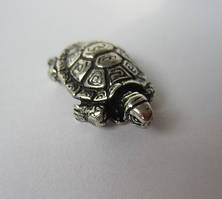 Статуетка черепашка металл сріблення / Статуетка черепашка металл сріблення 2x2 см