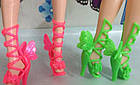 Босоніжки з крилами, взуття для ляльки Барбі, колір на вибір, фото 3