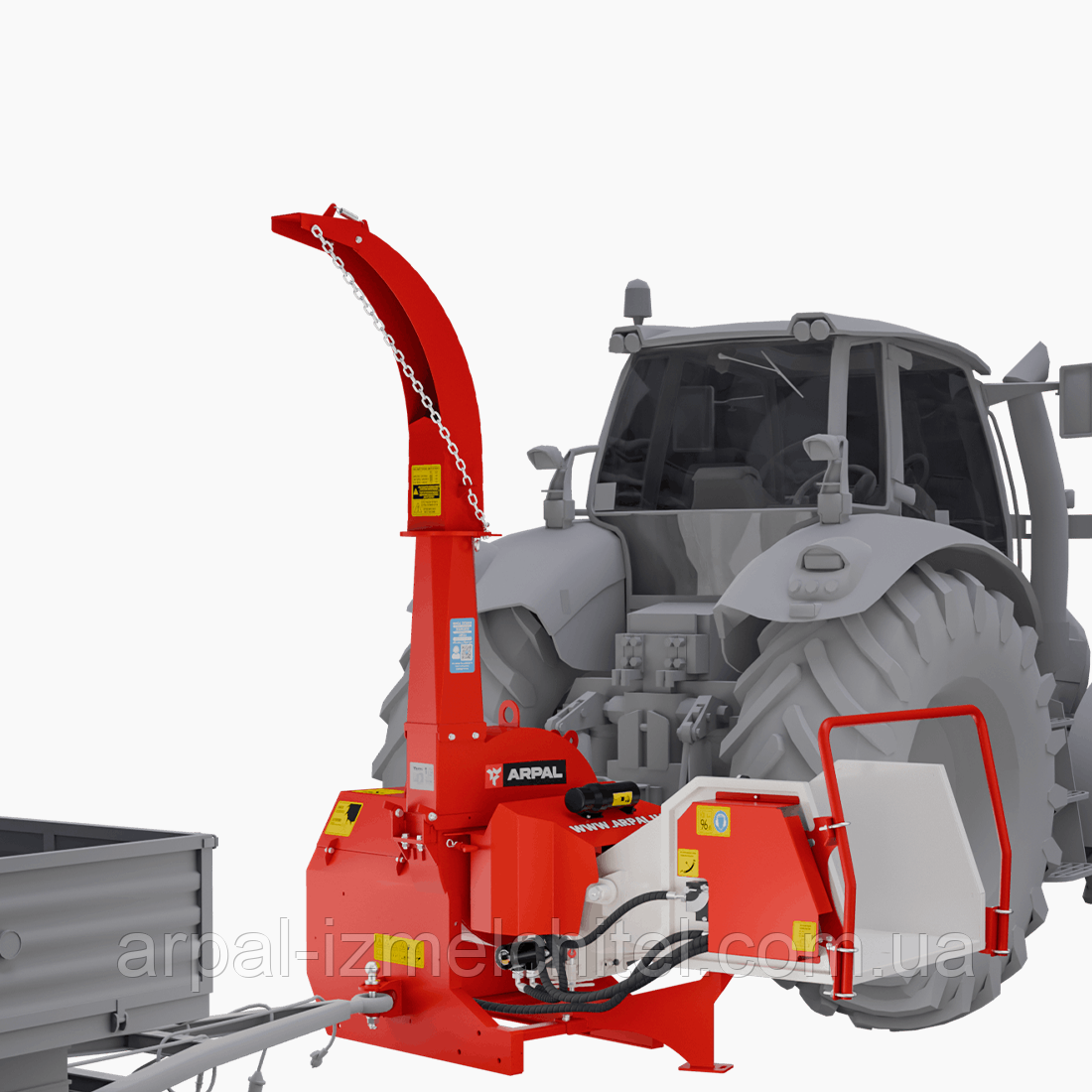 Щепорез ARPAL MAX к трактору, боковой с гидроподачей, фото 1