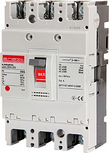 Силовий автоматичний вимикач e.industrial.ukm.250S 3р 160А 