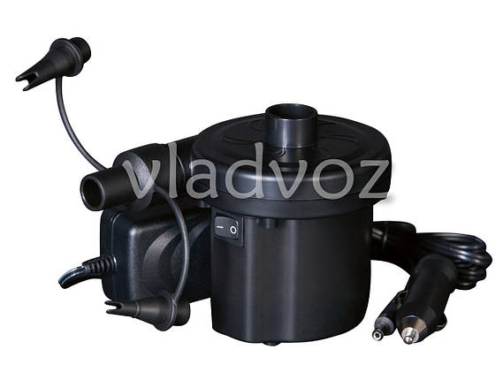 Насос електричний для надувних басейнів, матраців 220v/12v 62076, фото 2