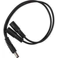 Кабель живлення DC M на 2xDC F 5.5x2.1 мм для підключення роутерів та пристроїв з роз'ємом 5.5x2.1 мм