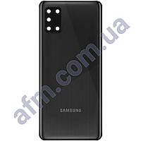 Задня кришка Samsung A315 Galaxy A31 чорна Prism Crush Black + Скло камери