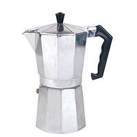 Кофеварка гейзерная алюминиевая на 6 чашек (350мл)