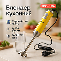 Електричний блендер стаціонарний для смузі, Блендер зі знімною чашею Побутовий для занурення RG-41