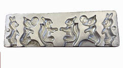 Форма для льодяників на паличці Колобок на 6 комірок