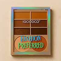 Палетка тіней для візаж 8 кольорів,LK2923 / Тіні для очей / Тіні для макіяжу / Набір тіней MP