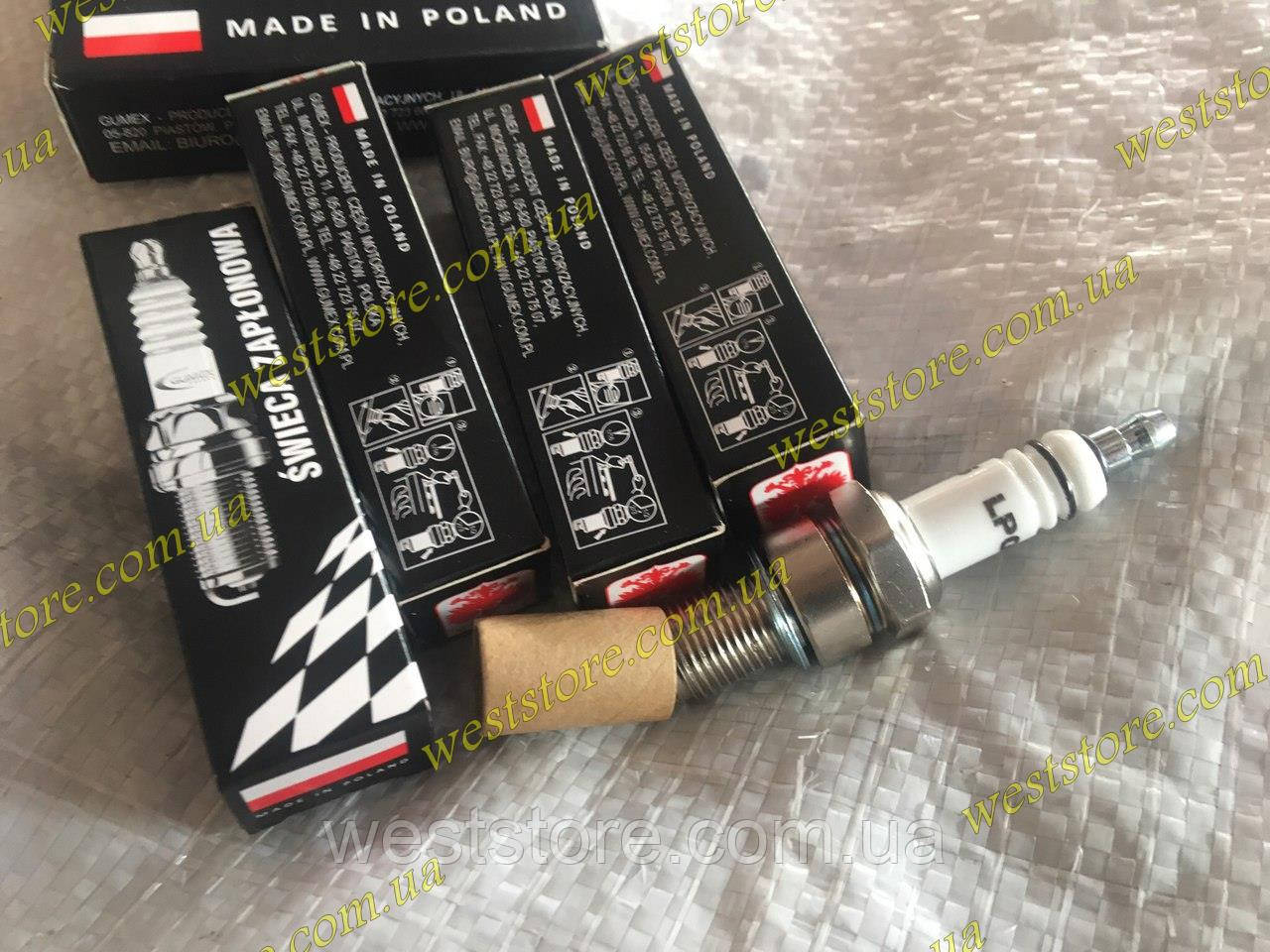 Свічки газові Ваз 2108 2109 21099 2113 2114 2115 таврія Lanos Sens инжектор 8V Gumex 14452-Gum