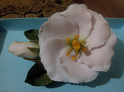 Весільна шпилька ручної роботи. Прикраси з полімерної глини