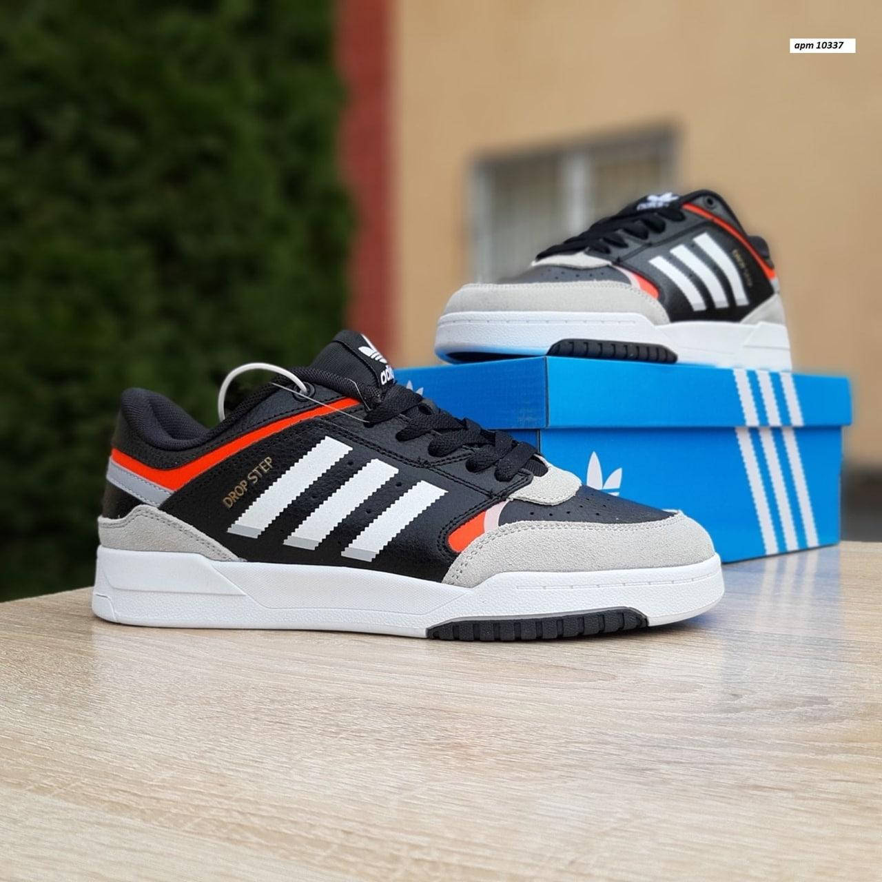 

Кроссовки мужские Adidas drop Step летние, черные кроссовки адидас дроп степ кожа 45, Черный