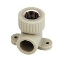 

Колено настенное PP-R с ВР 20×1/2" Evci Plastik, Светло-серый