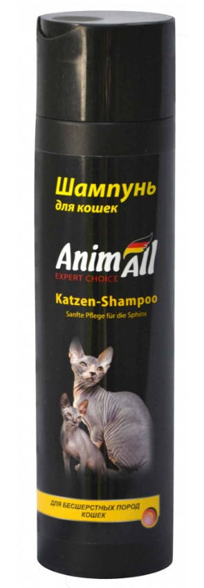 

AnimAll шампунь для кошек бесшерстных пород 250мл