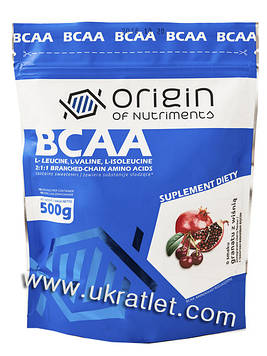 Амінокислоти BCAA  - Origin BCAA 2:1:1 / 500 g