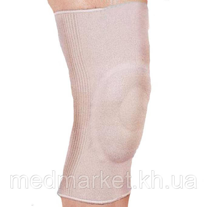 Бандаж еластичний на колінний суглоб із гелевим кільцем Ortop ES-710