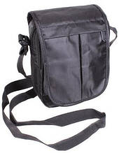 Вертикальная мужская сумка из нейлона 301498 черная