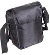 Вертикальная мужская сумка из нейлона 301498 черная, фото 5
