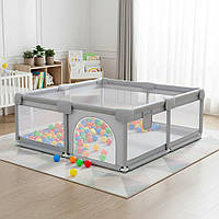 Дитячий манеж 120х120х66см / Інтерактивний манеж для дітей / Ігровий манеж / Дитячий ігровий манеж / Ігровий майданчик
