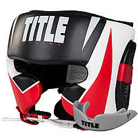 Боксерский шлем TITLE MMA Command Black/White/Red M :BRASIL: