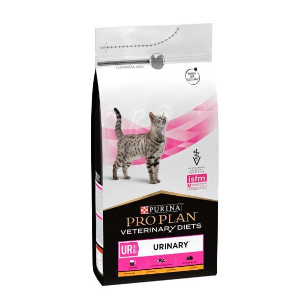 PRO PLAN Veterinary Diets UR Urinary сухой корм для котов при заболеваниях мочевыводящих путей 1,5 кг, фото 1