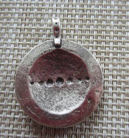 Кулон Щит Вікінга Сріблення / Кулон Щит Вікінга Сріблення 3x3 см