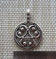 Кулон Трилісник Сріблення / Кулон Трилісник Сріблення 2x4 см