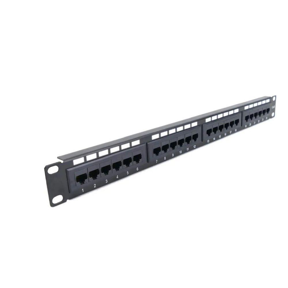 Патч-панель Hypernet 24 порти UTP 1U кат. 6Е PP-KUTP6-24-NM, фото 1