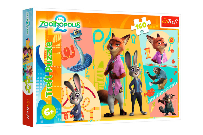 Пазли - 160 елм. - 15429 "Зоотрополіс" Trefl