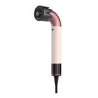 Фен-стайлер Super Hairdryer 1600 Вт мультистайлер для укладки волос з холодним та гарячим повітрям, 4 насадки, рожевий прилад для