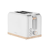 Тостер ARDESTO Wood Modern, 800Вт, метал, 2 слоти, білий tyta - купуй