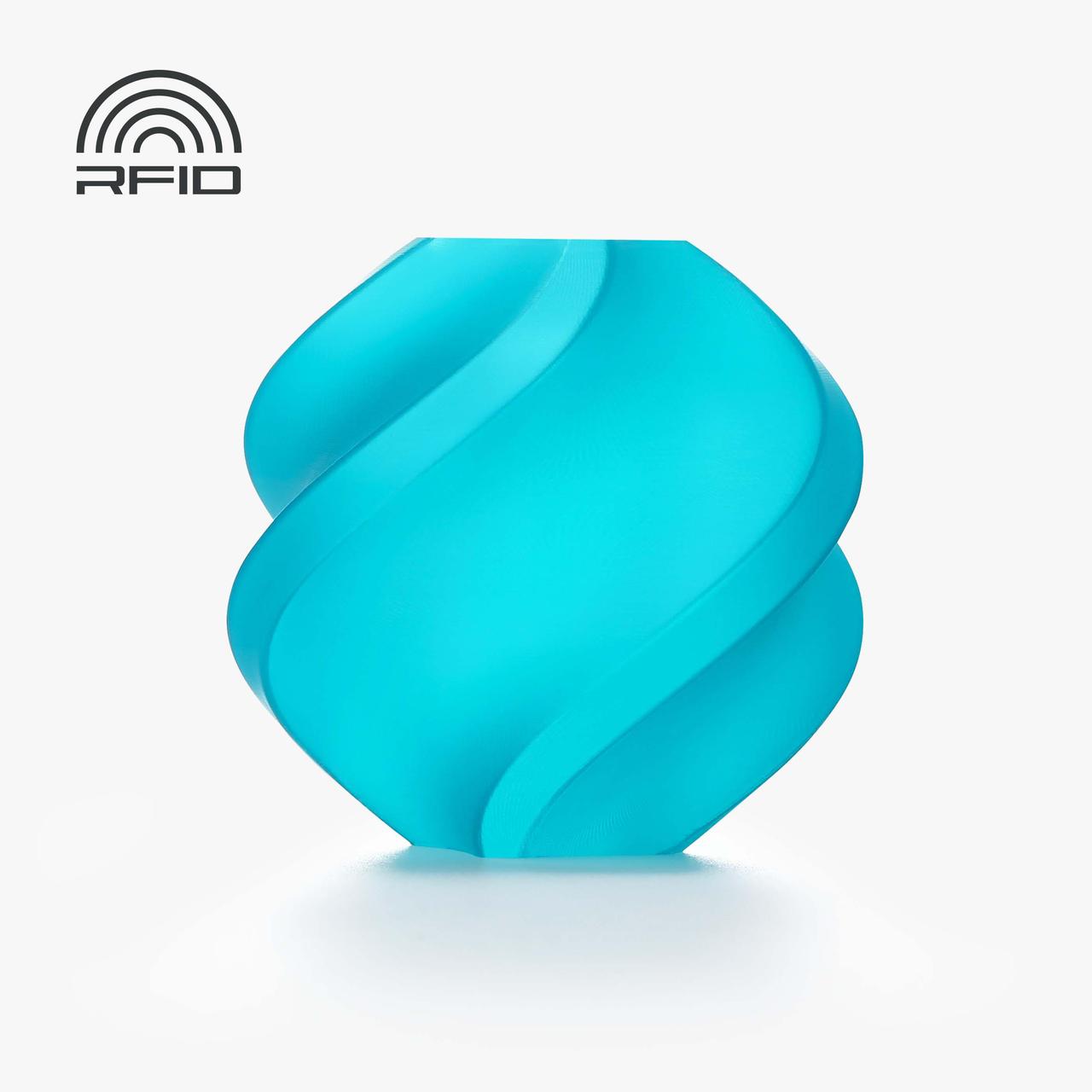 Пластик Bambu Lab PLA полупрозрачный с катушкой 1 кг Бирюзовый 13612, фото 1