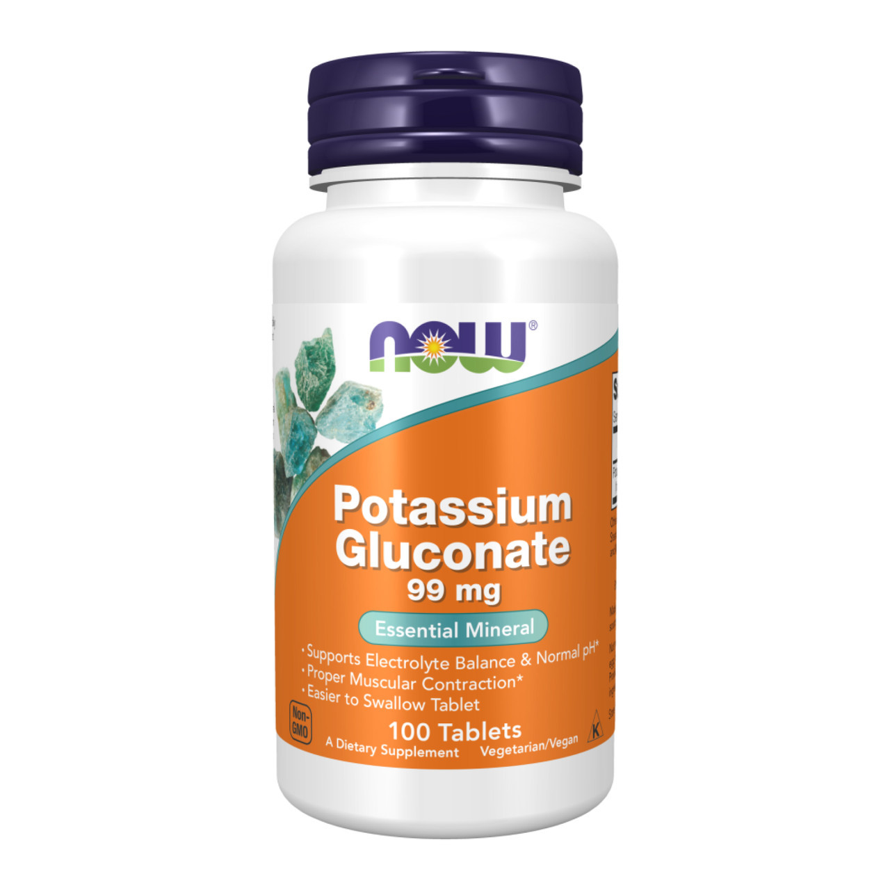 Potassium Gluconate 99mg - 100 tabs, фото 1
