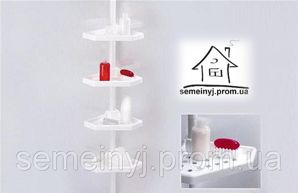 угловая пластиковая полка в ванную Primanova угловая пластиковая полка в ванную Primanova