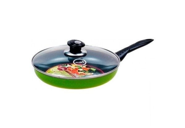 Сковорода Hilton FP 2425 24 см зелена з кришкою