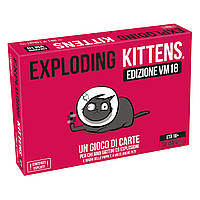 Asmodee - Exploding Kittens VM18 - Pink Edition, карткова гра, карткова гра, заборона для дітей віком 18 років, 2-5 гравців,
