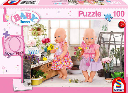 Schmidt Spiele Puzzle 56300 Baby Born, казковий світ, 100 штук, дитяча головоломка, барвистий
