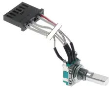 Кодировщик ø ось 6x4,6мм длина оси 10мм присоединение кодирован. длина провода 980мм для Whirlpool, Lotus, Desco, Inoxtrend, фото 1