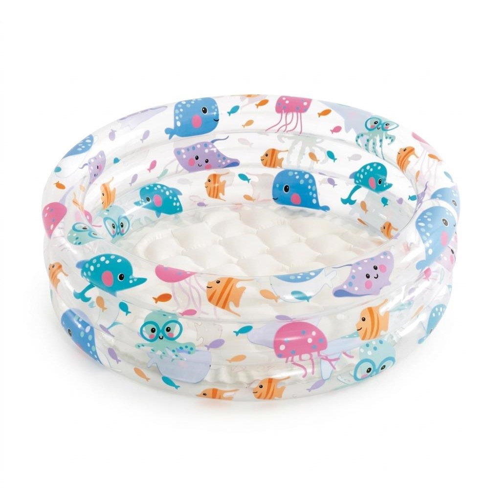 Дитячий надувний басейн Intex 57106 (61х22 см) надувне дно