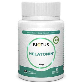 Мелатонин для сна Biotus Melatonin 5 mg 60 Caps BIO-530418 (867202)