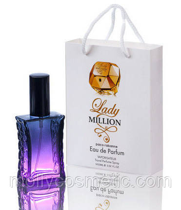 Мініпарфуми Paco Rabanne Lady Million у подарунковому пакованні 50 ml , фото 1
