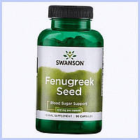 Пажитник Swanson Fenugreek Seed 610 mg 90 Caps, 89T23177A