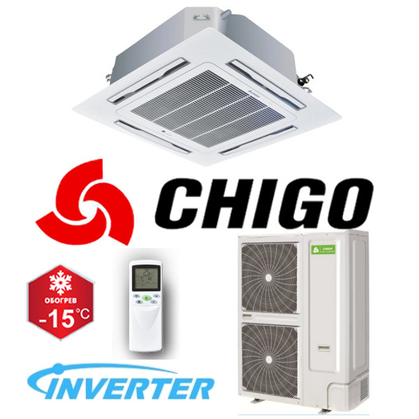 Касетний кондиціонер Chigo CCA-36HVR1/COU-36HDR1-A Inverter