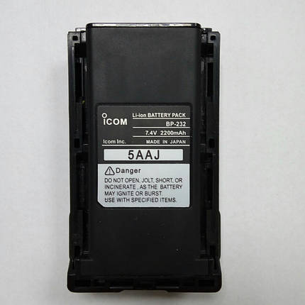Акумулятор посилений BP-232 для Icom IC-F16 (F26), фото 1
