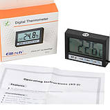 Термометр цифровий Elitech ST-2 ( -50 °C.... +70 °C) з двома датчиками температури, годинником, фото 4
