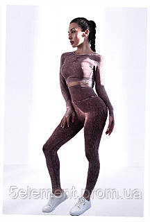 Костюм для фітнесу жіночий LILAFIT Коричневий S (LFS000081), 8500441BB