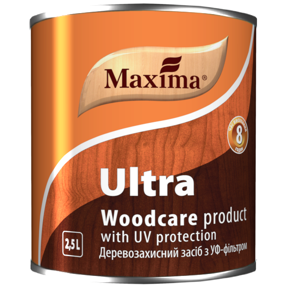 Деревозахистний засіб з УФ-фільтром ТМ "Maxima" (дуб) 2,5 л