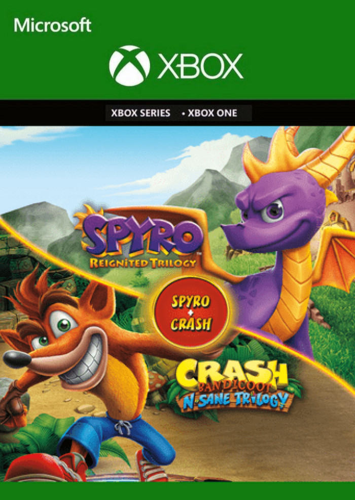 Spyro™ + Crash Remastered Game Bundle для Xbox One/Series S|X, фото 1
