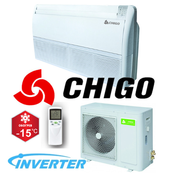 Напольно-потоличний кондиціонер Chigo CUA-24HVR1/COU-24HDR1 Inverter