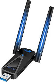 Сетевой USB адаптер Wi-Fi 1300 Мбит/с с 2 антеннами