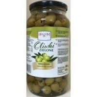 Оливки зелені без кісточок в склі 370/ 150гр Helcom